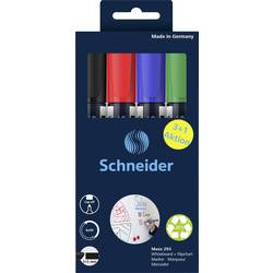 Schneider Schreibgeräte Whiteboard-Marker Maxx 293 4er Set sortiert, 3+1 Aktion 129384 Whiteboardmarker 4 St.