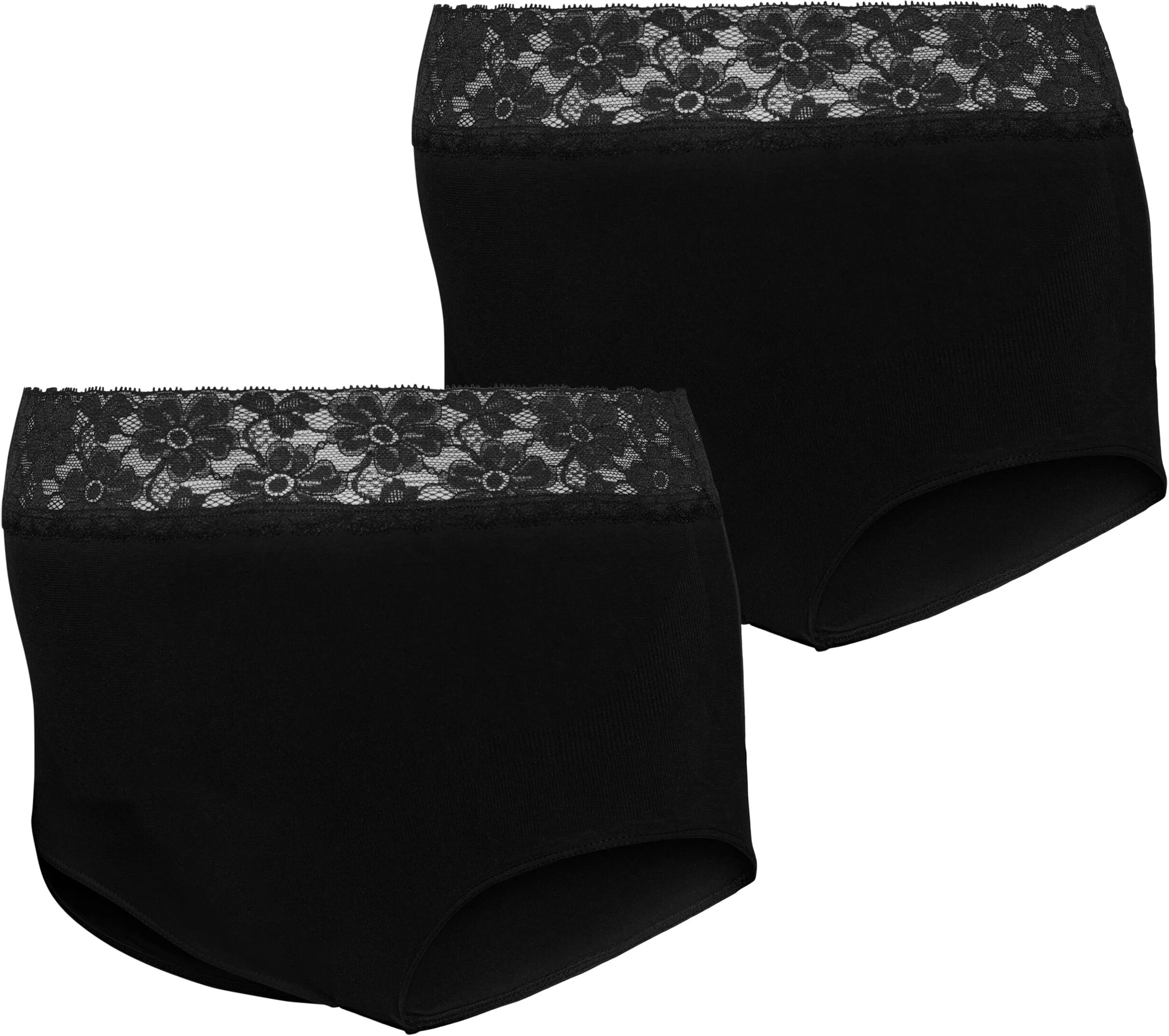 Mamalicious 2er-Pack Panties »Mlheal« - Damen - Gr. S/M - schwarz