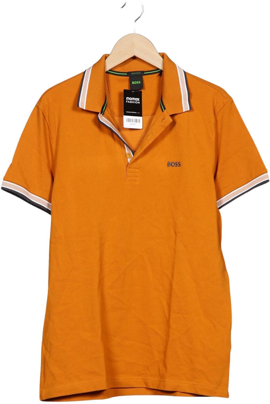 Boss Green Herren Poloshirt, Orange, Gr. L, Baumwolle - Second Hand