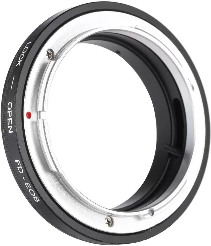 INF Adaptateur Macro FD-EOS Métal pour Objectif Canon FD vers Canon EOS (Monture EF)