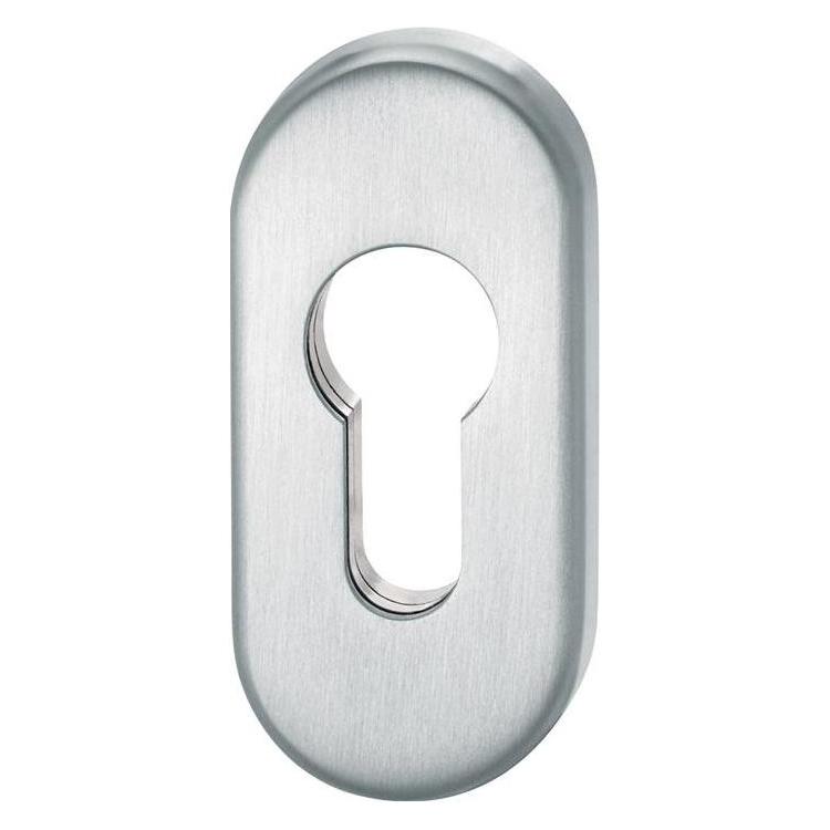 FSB Schlüsselrosette 17 1766 Edelstahl 6204 Schildstärke 9 mm PZ oval (Türgarnitur) (0 17 1766 00110 6204)