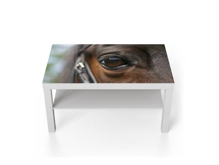 DEQORI Couchtisch 'Blick der Verbundenheit', Glas Beistelltisch Glastisch modern
