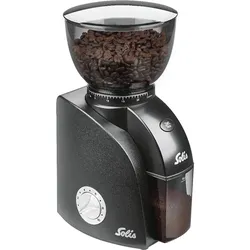 Solis Kaffeemühle Scala Zero, Kaffeemühle, Schwarz
