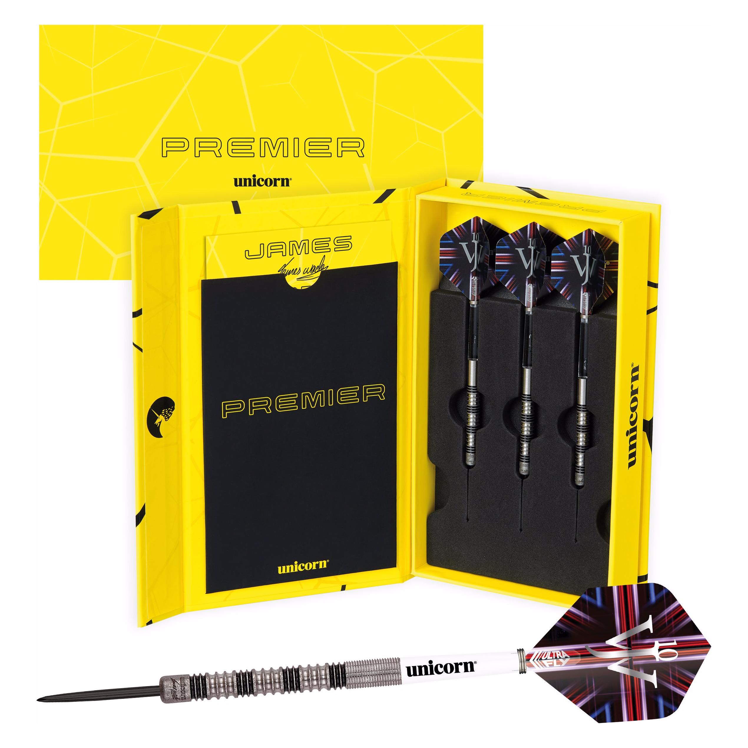Unicorn Premier 2022 James Wade Steel Darts (20 g) (27565)