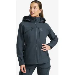 Hiball Softshell Jacket Damen Blueberry, Größe:M - Damen > Jacken > Softshelljacken - Blau