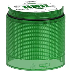 Schneider Electric XV6C63 Leuchtelement, Harmony XV6, modular, 60mm, grün, 24V ACDC, Blitzlicht, energieeffiziente LED