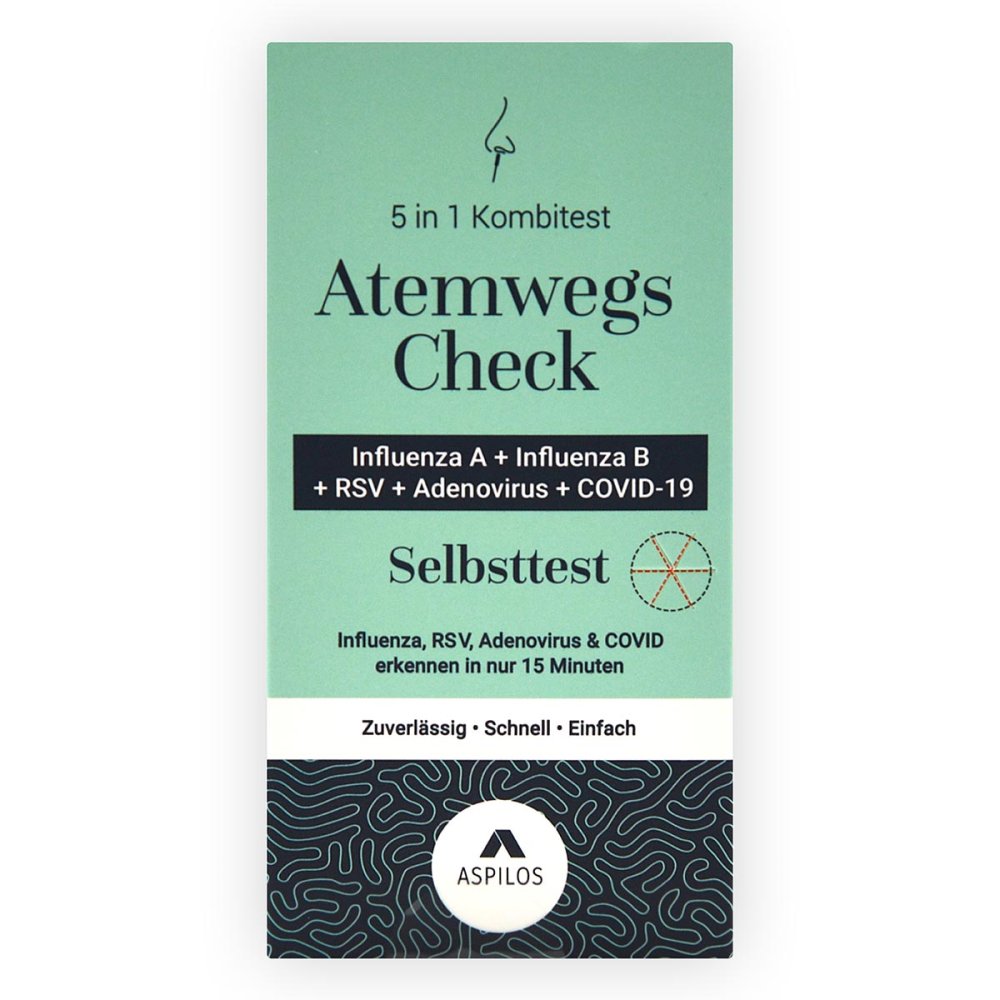 Aspilos GmbH Aspilos Schnelltest 5in1 Viren & Erkältungscheck 20113686