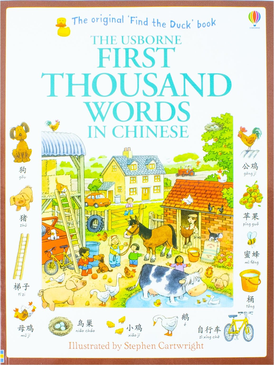First Thousand Words in Chinese by Heather Amery - Usborne Bilingual Mandarin/English Word Book, Paperback, Ages 5-7