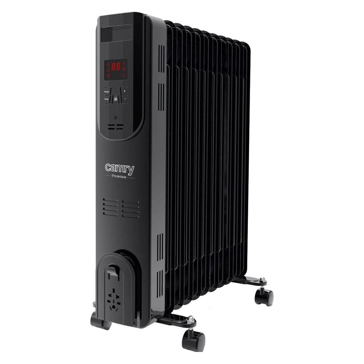 Camry Heater CR 7813 Oil Filled Radiator, 2500 W, Number of power levels 3, Black (2500 W) (CR 7813)