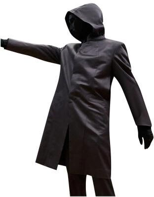 Uplifted Finds Kids Cosplay Costume Black Jumpsuit With Gloves Triangle Round Square Party Outfit l
