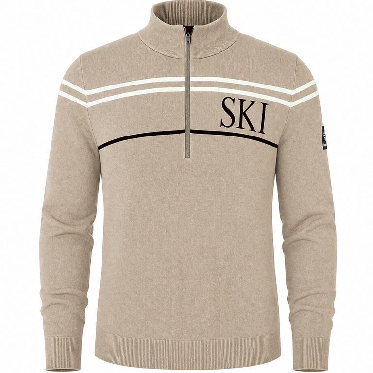 Newland Herren gestricktes Funktionsshirt EDMONTON stone - M