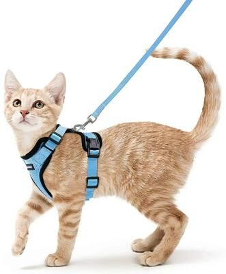 Uplift Essentials Escape Proof Soft Adjustable Vest Harness navy Blue xs