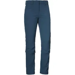 Schöffel, Damen, Outdoorhose, Engadin1 Zip Off Hose (36, S), Blau