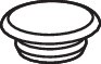 Hewi 477 embout 447118 pour porte-papier WC 477.21.100, senfgelb