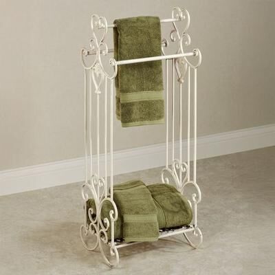 Touch of Class Aldabella Creamy Gold Towel Stand , Creamy Gold