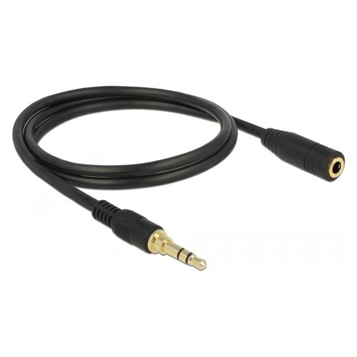 Delock Klinkenverlängerungskabel 3,5 mm 3 Pin Stec (2 m) (85578)