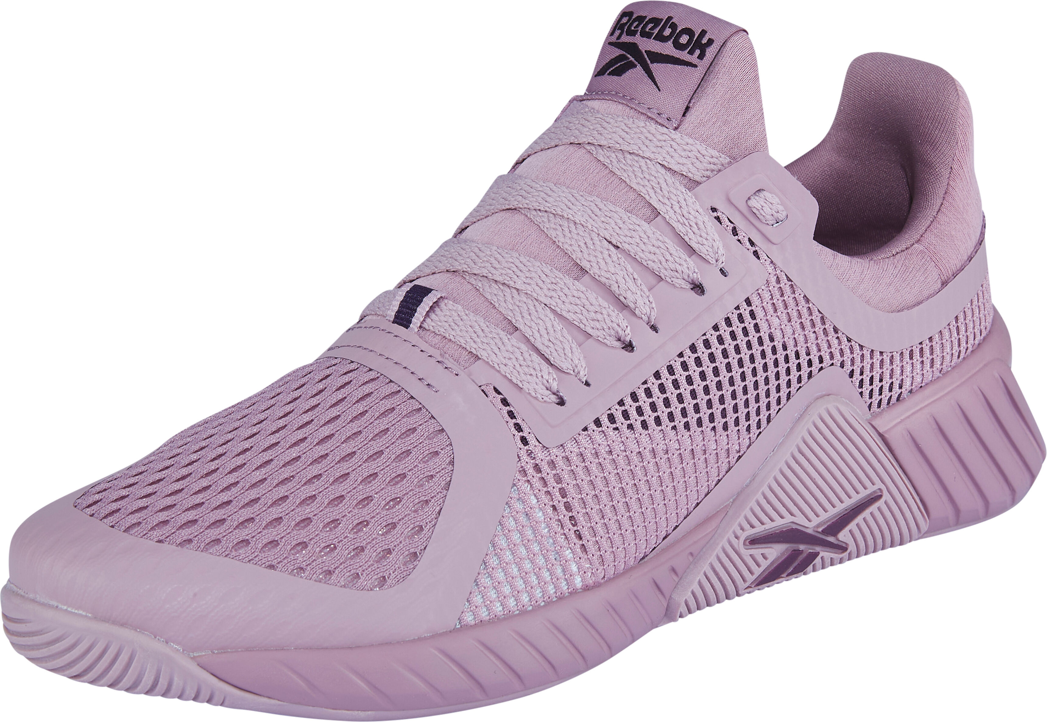 Trainingsschuh REEBOK "FLIP CHARGE", Damen, Gr. 38, rosa (infused lila, phantom lila), Synthetik, Textil, Schuhe Trainingsschuh, ideal für Gym und Fitnessstudio infused lila, phantom lila 38