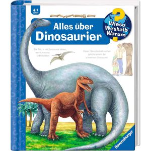 Ravensburger Spielbuch Alles über Dinosaurier, 4-7 Jahre, Sachbuch mit Klappen