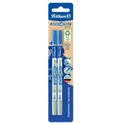 Pelikan 2er-Pack Tintenlöscher »Super Pirat eco« M blau