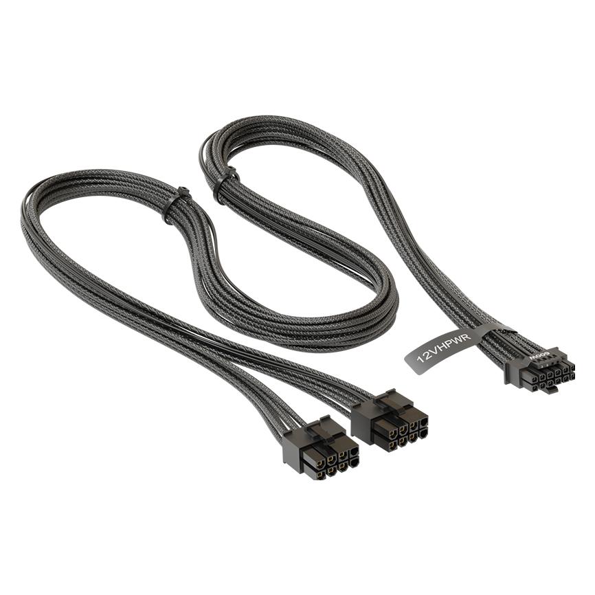 Seasonic 12VHPWR Adapterkabel (75 cm, PCIe) (SS2X8P-12VHPWR-600 / black)