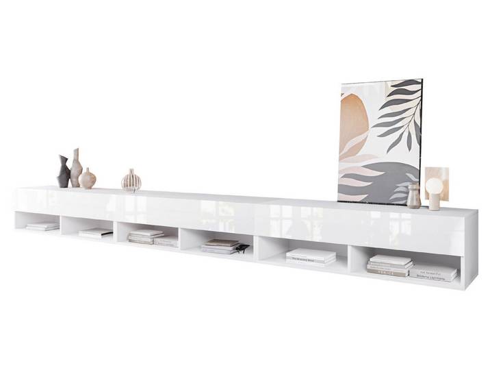 MIRJAN24 TV-Schrank A300 (mit 3 Klappen) Stehend / Hängend, Beleuchtung als Option