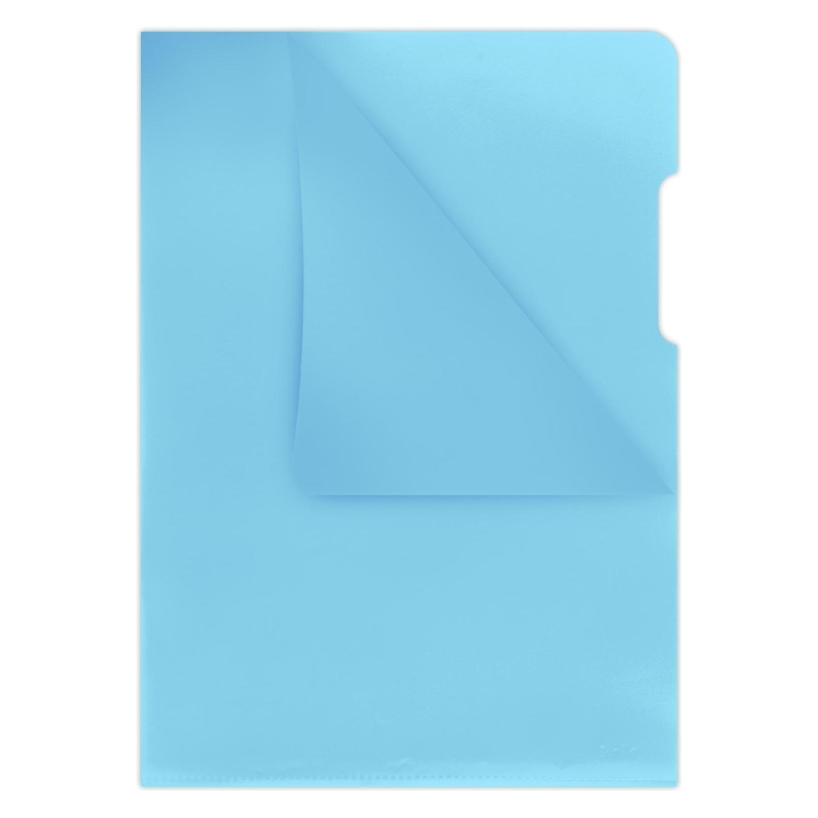Donau L-Beutel, PP, A4, Kristall, 180 Mikrometer, blau (A4) (^ 1784095PL-10)