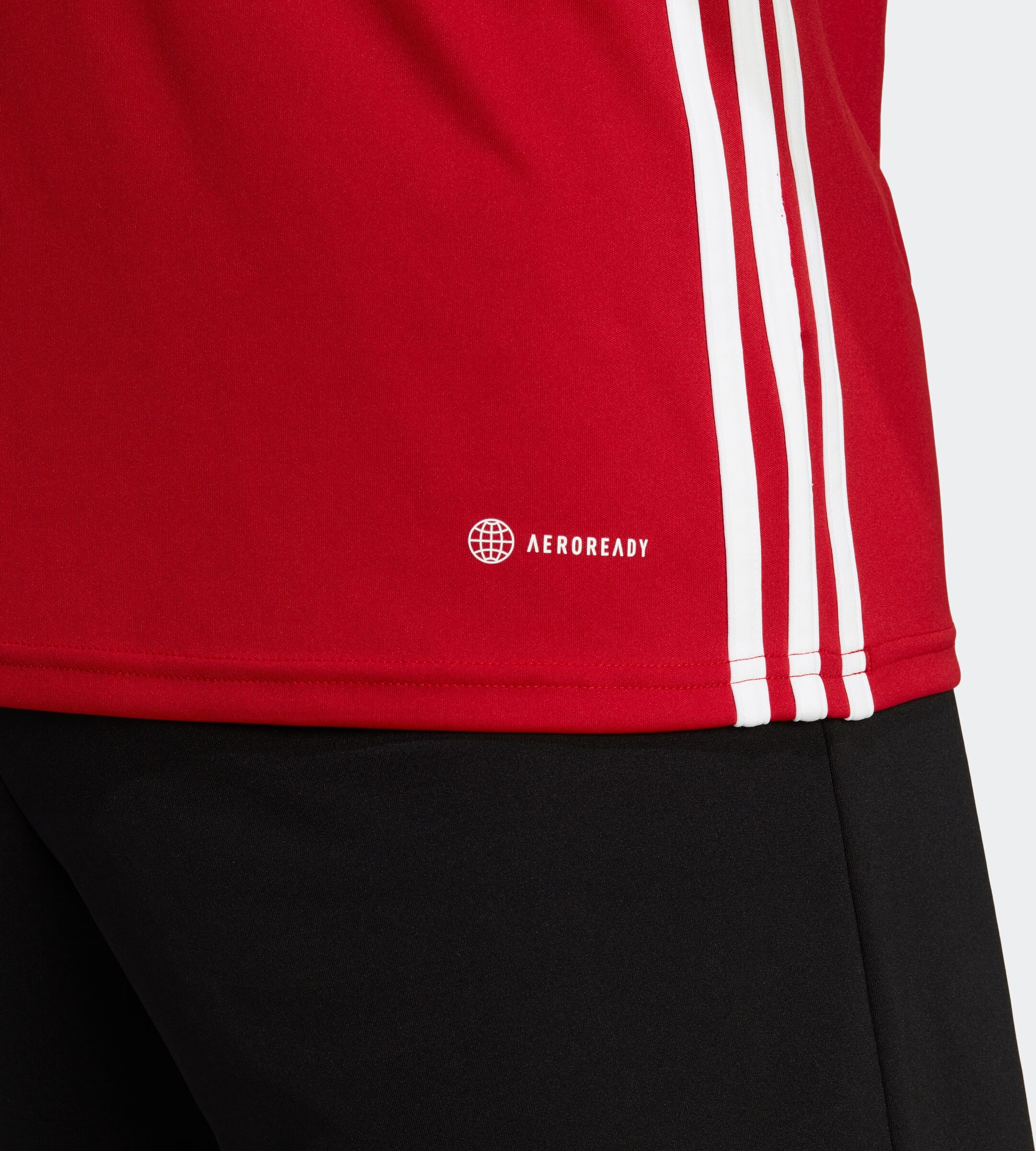 Fussballtrikot ADIDAS PERFORMANCE "TABELA 23 TRIKOT", Herren, Gr. S, rot (team power rot 2, weiß), Obermaterial: 100% Polyester, clean, Rundhals, Trikots Fussballtrikot team power rot 2, weiß S