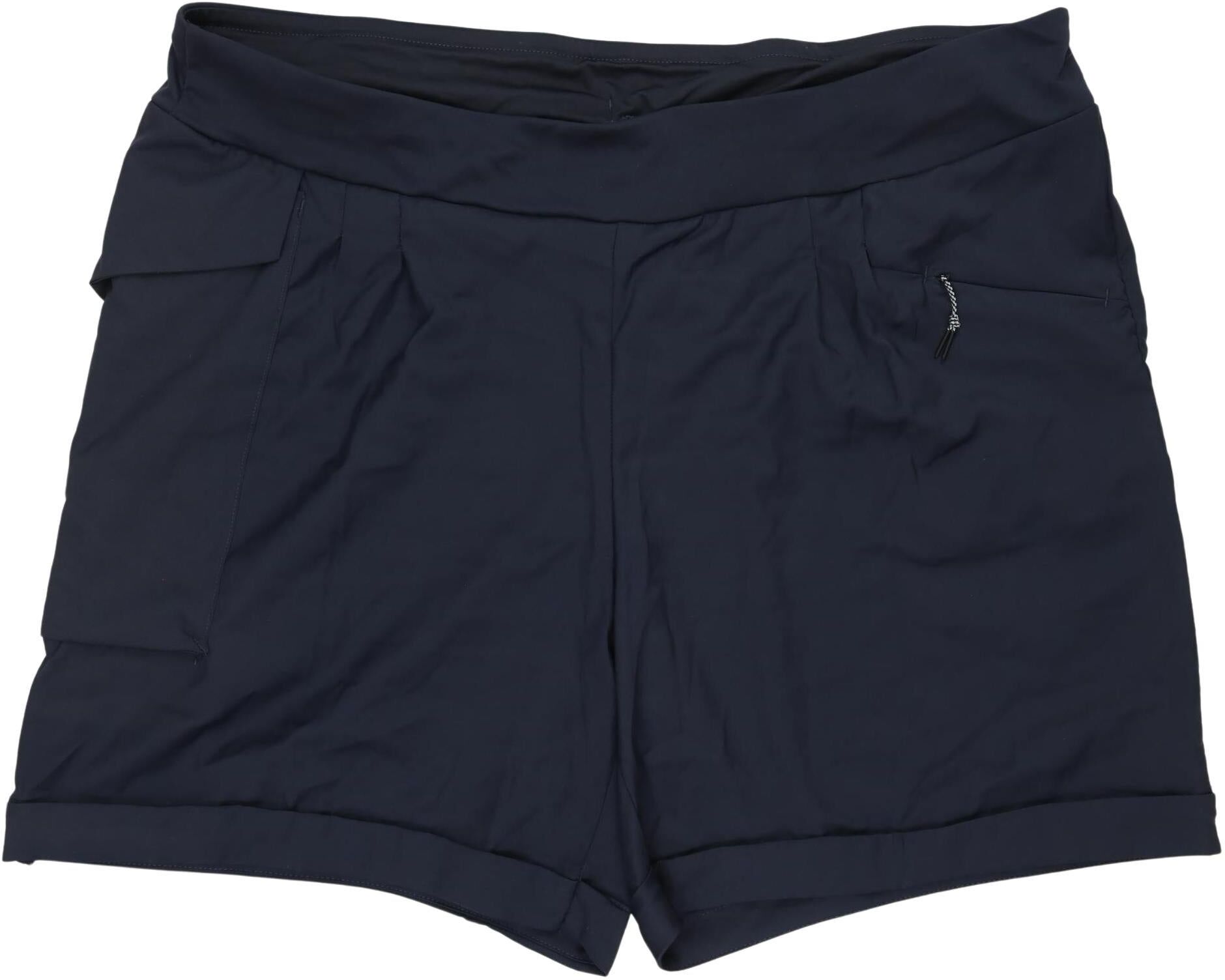 quechua Damen Shorts, Marineblau, Gr. EU 50, Elasthan / Synthetik - Second Hand