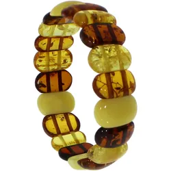 Armband OSTSEE-SCHMUCK "Ostsee-Schmuck Armband Lissu Armband Lissu", transparent, Armbänder, Damen, 19cm, Bernstein, Armband