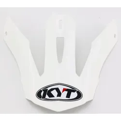 KYT Strike Eagle Plain White Helmschirm