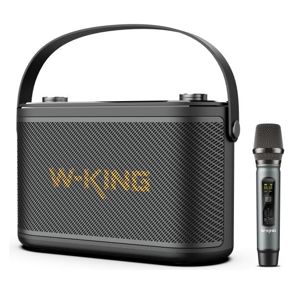 W-king Głośnik Przenośny głośnik bezprzewodowy H10S czarny (H10S-BLK)