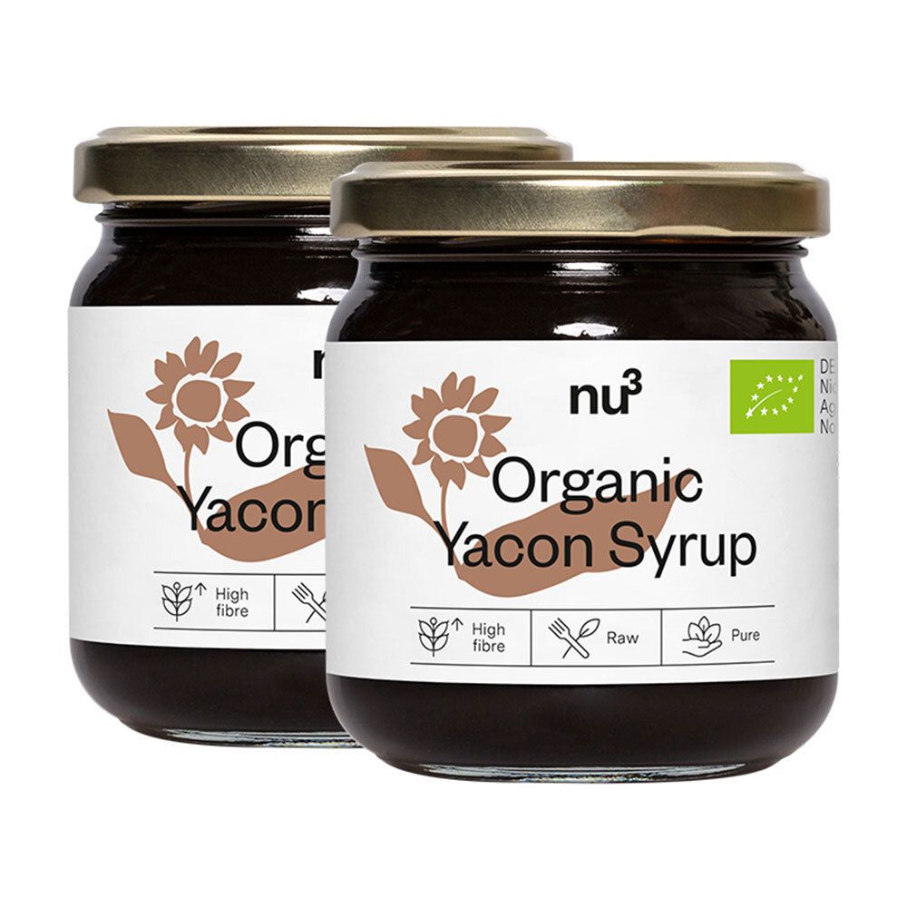 2 x nu3 Bio Yaconsirup 2x250 g Sirup
