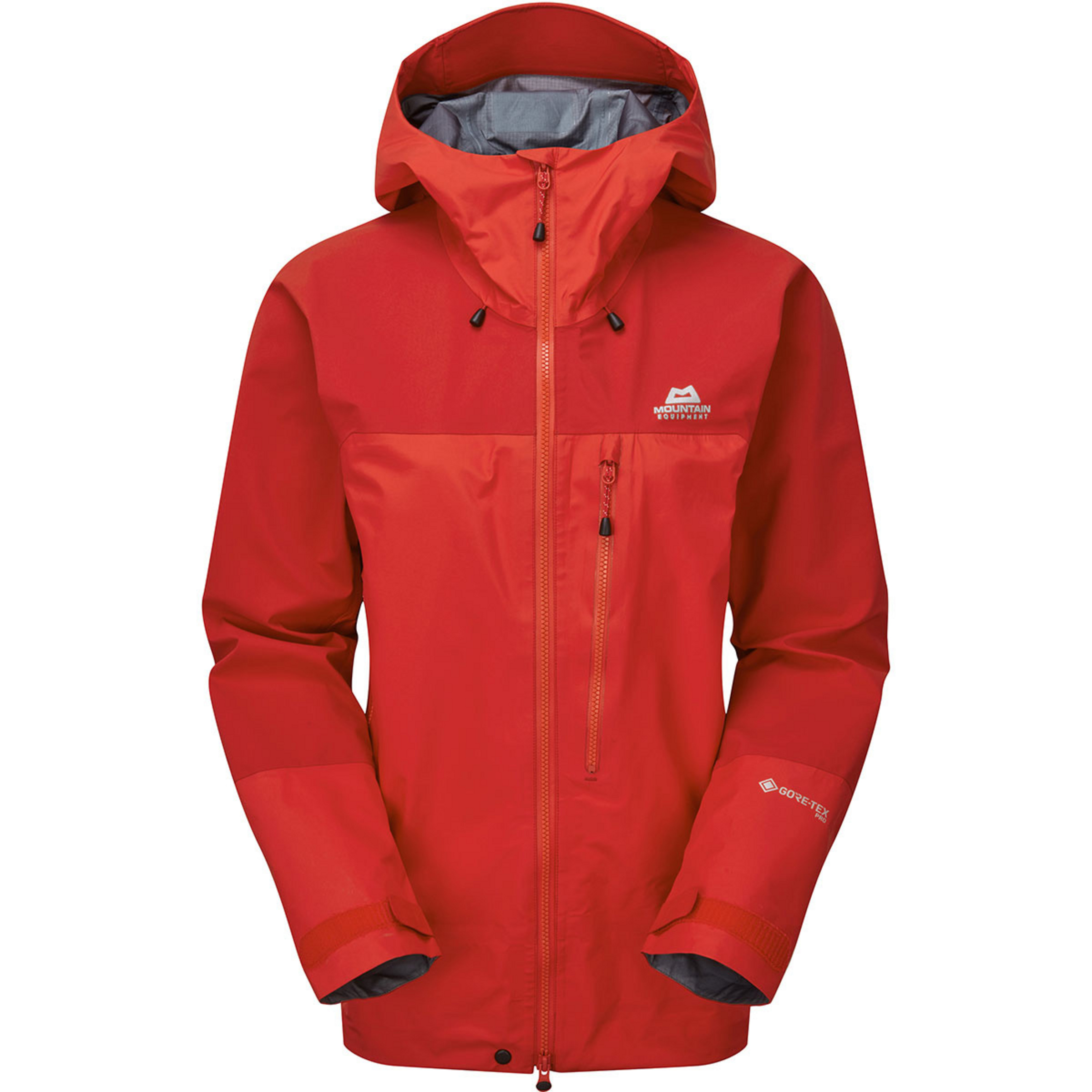 Mountain Equipment Manaslu Damen Regenjacke rot Größe XS Trekking Widerstandsfähig Wasserabweisend