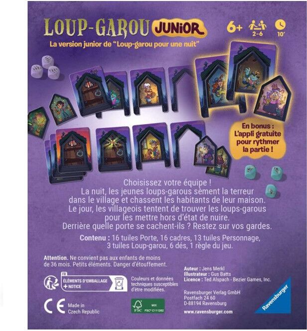 Ravensburger Loup-Garou Junior - La Nuit des Jeunes Loups