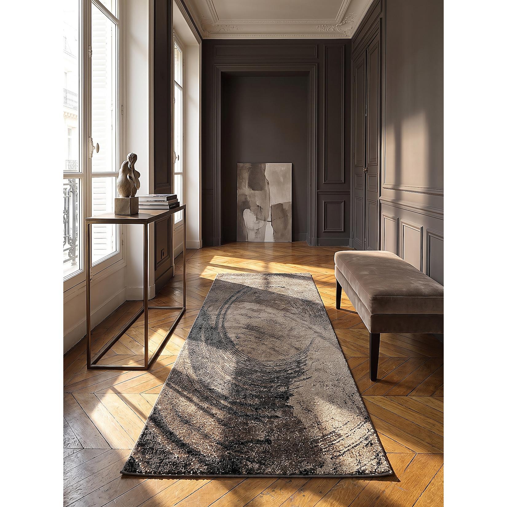 Läufer Pflegeleicht Braun 80x150 cm - OGLIO Kadima Design
