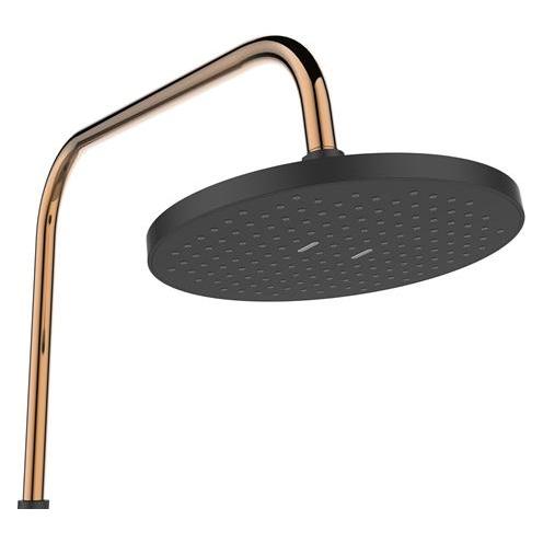 Invena Shower set with mixer Starlight black/gold (AU-78-014-V)