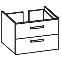 Artiqua 414 Waschtischunterschrank für Legato 415381 Castello Eiche quer NB, 414-WU2L-V138-7134-426 414-WU2L-V138-7134-426