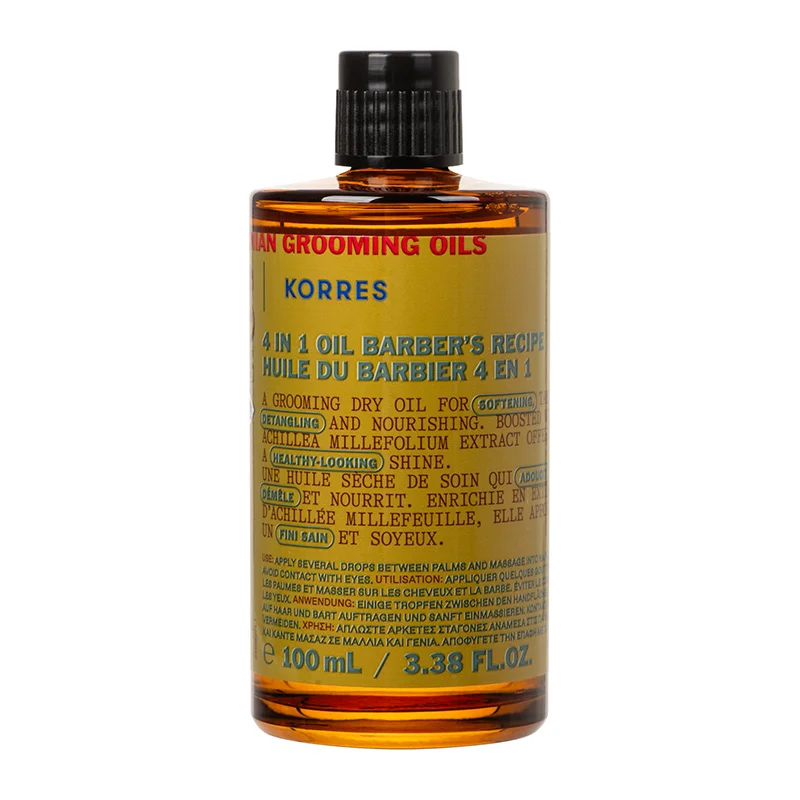 KORRES Athenian Grooming, 4-in-1 Männer Pflegeöl, 100ml 21013190