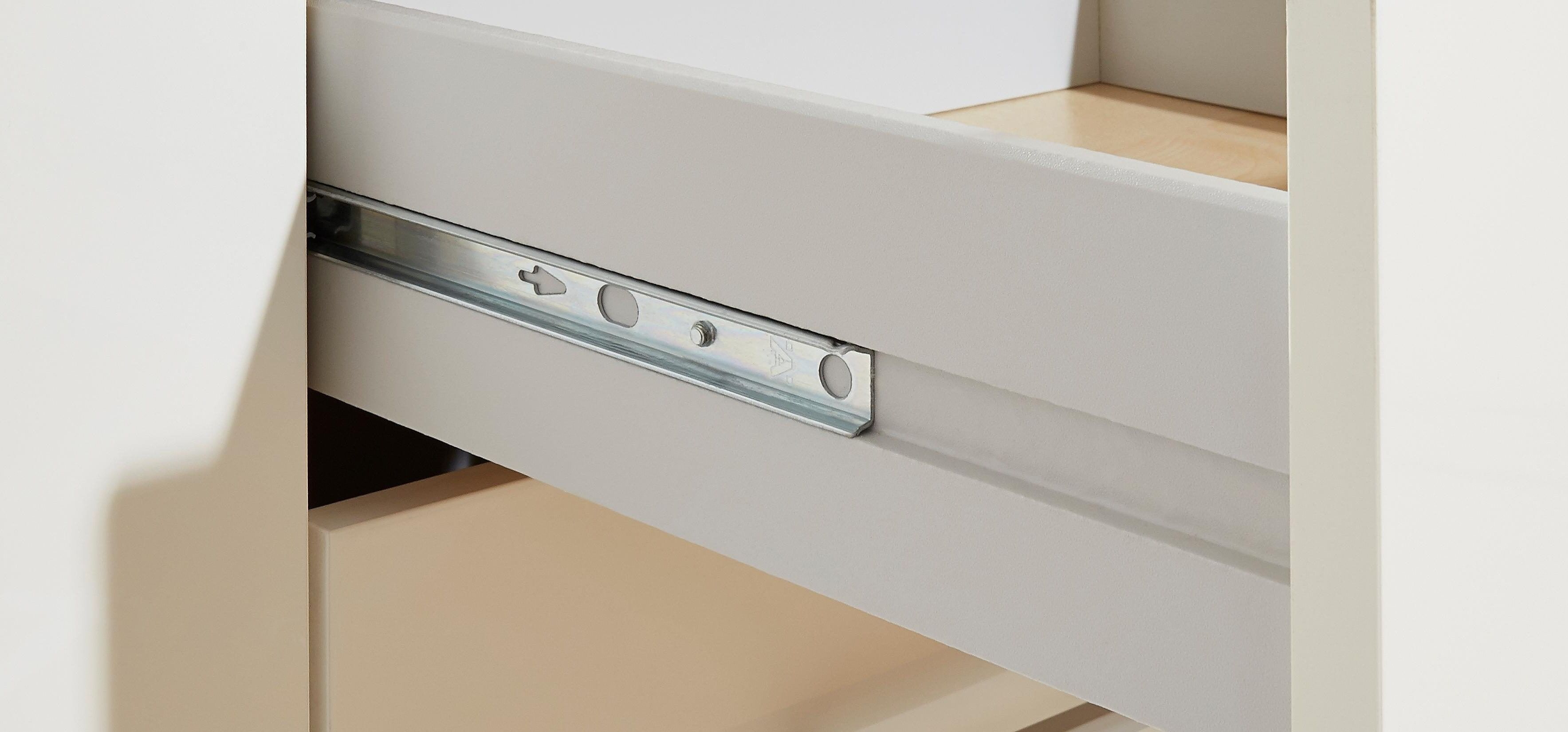 Kleiderschrank WIMEX "Clack", weiß (weiß, weiß hochglanz), B:90cm, Schränke, Kleiderschrank