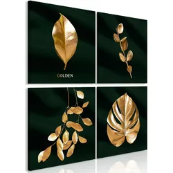 KUNSTDRUCK Gold 90/90 cm