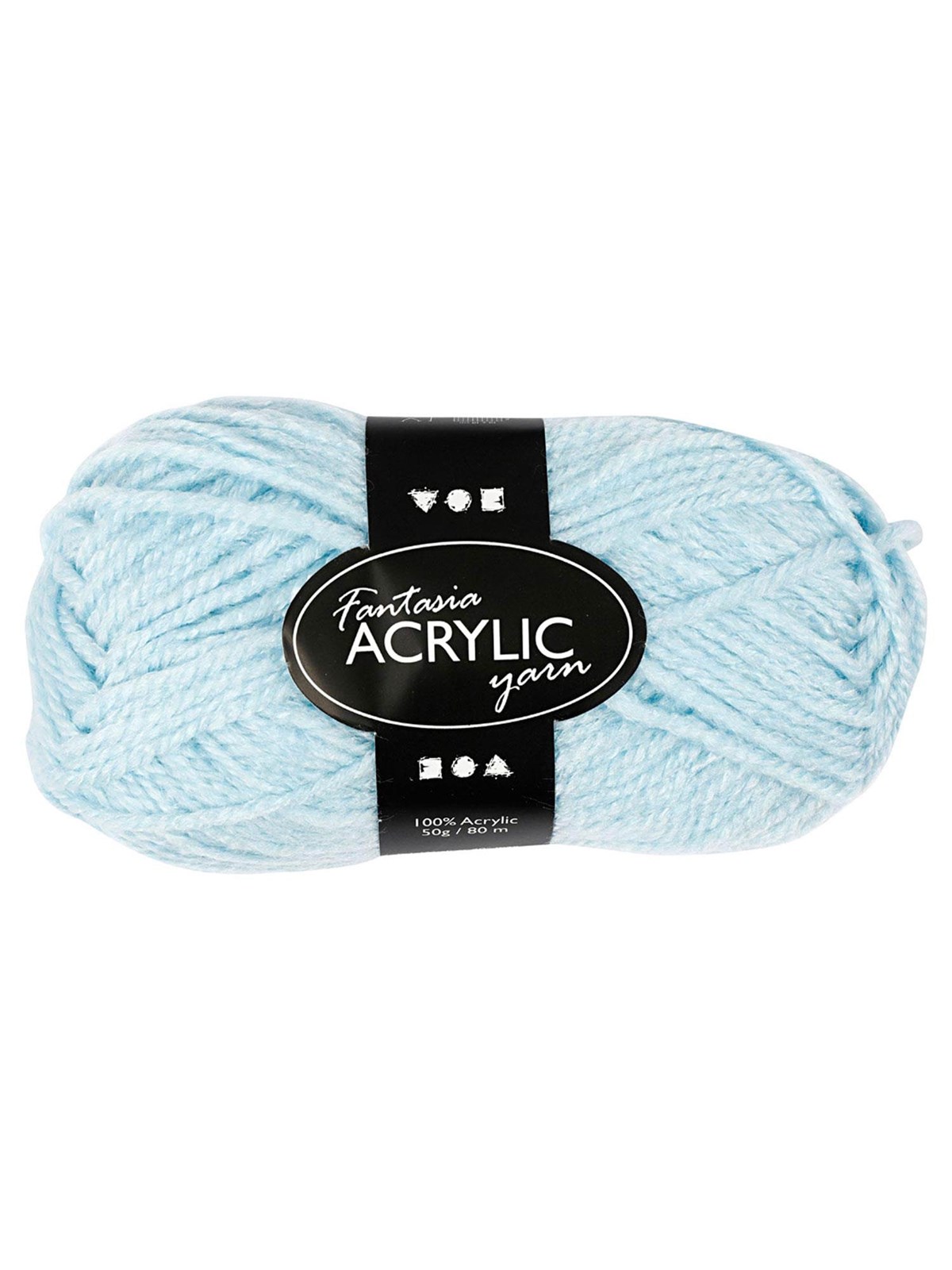 Creativ Company Acrylic yarn Light blue 50gr 80m