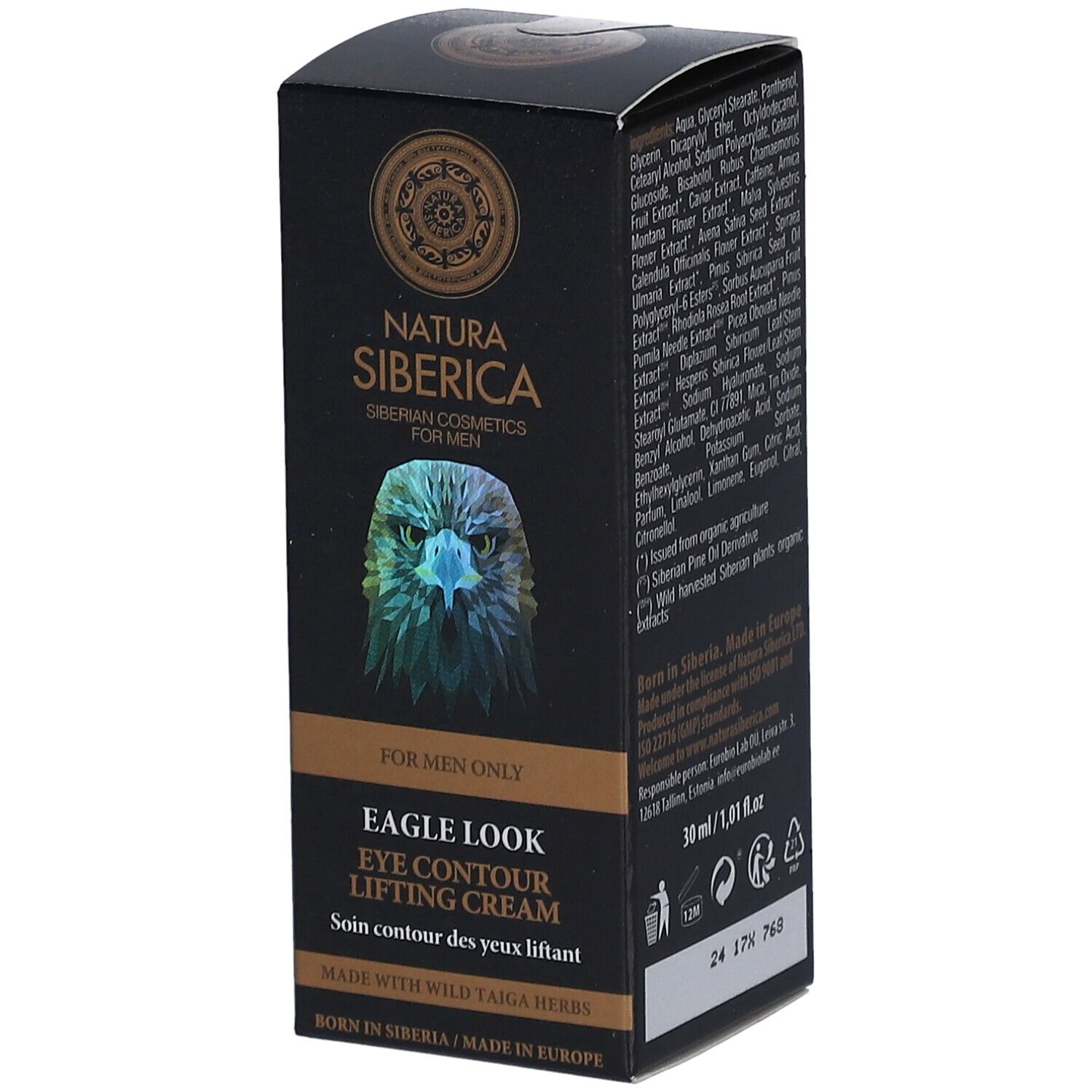 Natura Siberica Men Eagle Look Eye Contour Lifting Cream 30 ml Augencreme