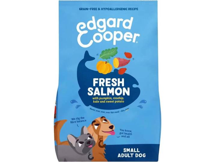 Edgard &amp; Cooper Croquettes pour petits chiens adultes Saumon frais 3 kg