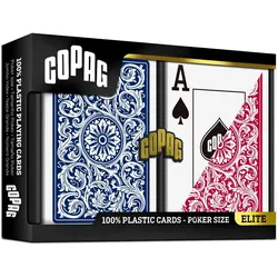 ASS Altenburg COPAG Elite - Jumbo Face - 2 index - Blue/Red Double-Deck (Deutsch, 1 - 4 Spieler)