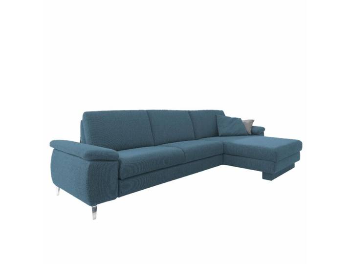 Akad'or Colombia Sofa - rechts , Textilgewebe Q2 uni blau , Basi