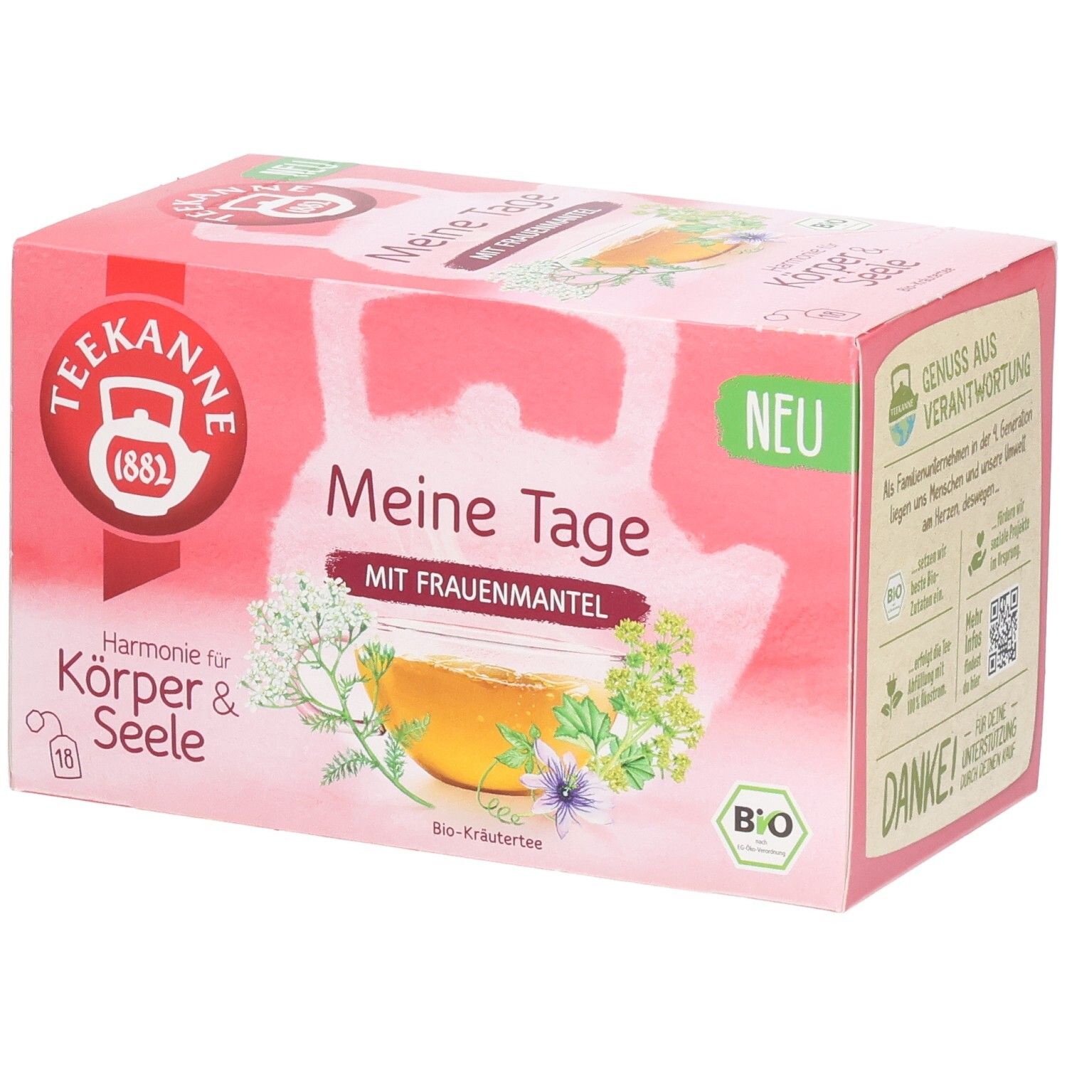 Teekanne BIO Harmonie f. Körper & Seele Meine Tage / NEU 18 St Tee