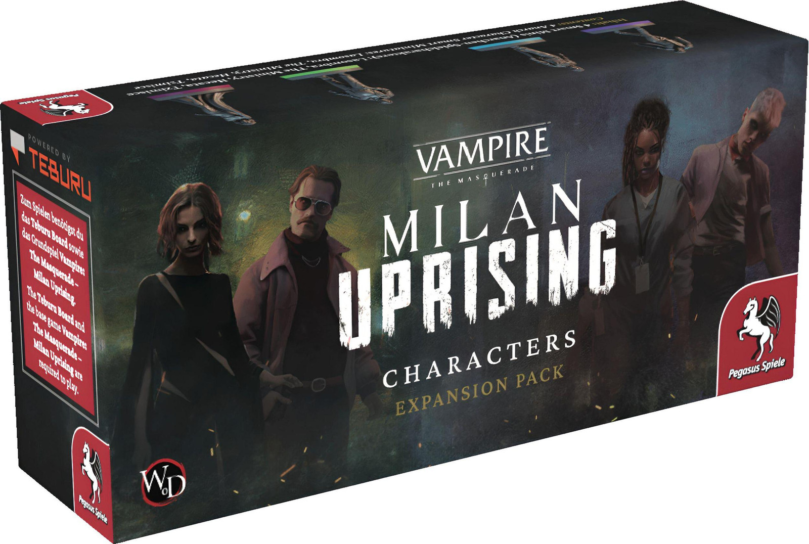 Teburu: Milaan Opstand (Vampire: The Masquerade) Speelbare personages uitbreiding van Pegasus Spiele