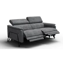 RELAXSOFA RODEN 3-Sitzer, dunkelgrau