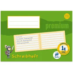 Staufen® Schreiblernheft Premium Lineatur 1q liniert DIN A5 quer