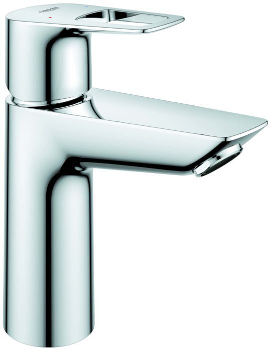 Grohe BauLoop Waschtischarmatur 23917001 1/2", M-Size, ohne Ablaufgarnitur, mit Temperaturbegrenzer, chrom